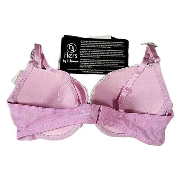 Hers by Herman Lace Bras 2Pc Sz 34C - Picture 3 of 8